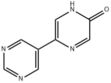 5-(5-Pyrimidyl)-2-hydroxypyrazine 구조식 이미지