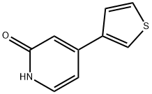 2-Hydroxy-4-(3-thienyl)pyridine Structure