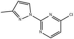 2-(3-Methyl-1H-pyrazol-1-yl)-4-chloropyrimidine Structure