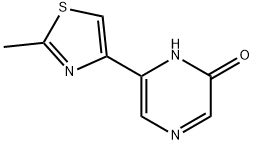 2-Hydroxy-6-(2-methyl-4-thiazolyl)pyrazine Structure