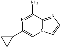 8-Amino-6-(cyclopropyl)imidazo[1,2-a]pyrazine 구조식 이미지