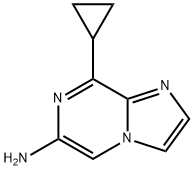 6-Amino-8-(cyclopropyl)imidazo[1,2-a]pyrazine 구조식 이미지
