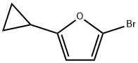 2-Bromo-5-(cyclopropyl)furan Structure