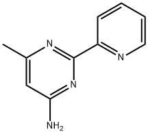 4-Amino-6-methyl-2-(2-pyridyl)pyrimidine Structure