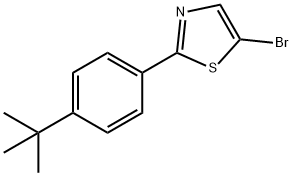 5-Bromo-2-(4-tert-butylphenyl)thiazole Structure