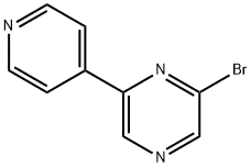 2-Bromo-6-(4-pyridyl)pyrazine 구조식 이미지