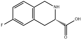 (3S)-6-fluoro-1,2,3,4-tetrahydroisoquinoline-3-carboxylic acid Structure