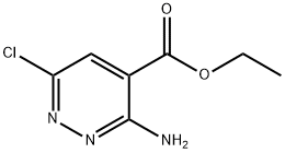 ethyl 3-amino-6-chloropyridazine-4-carboxylate Structure