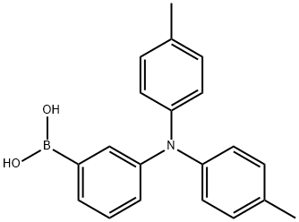 (3-(Di-p-tolylamino)phenyl)boronic acid 구조식 이미지