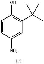 4-amino-2-(tert-butyl)phenol hydrochloride 구조식 이미지