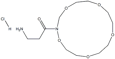 N-(Beta-Alanyl)Aza-15-Crown-5 Hydrochloride Structure