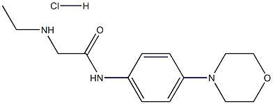 2-(ethylamino)-N-[4-(morpholin-4-yl)phenyl]acetamide hydrochloride Structure