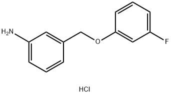 3-[(3-fluorophenoxy)methyl]aniline hydrochloride 구조식 이미지