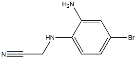 (2-Amino-4-bromo-phenylamino)-acetonitrile Structure