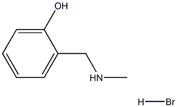 2-[(methylamino)methyl]phenol hydrobromide Structure