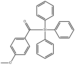 (4-METHOXYBENZOYL)TRIPHENYLSILANE Structure