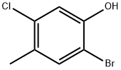 2-Bromo-5-chloro-4-methyl-phenol Structure