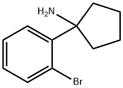 1-(2-Bromophenyl)cyclopentanamine Structure