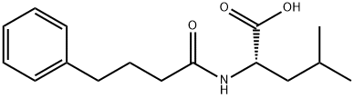L-Leucine, N-(1-oxo-4-phenylbutyl)- 구조식 이미지
