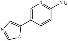 2-AMINO-5-(5-THIAZOLYL)PYRIDINE Structure