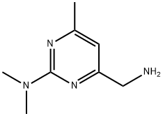 4-(aminomethyl)-N,N,6-trimethylpyrimidin-2-amine 구조식 이미지