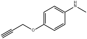 N-methyl-4-(prop-2-yn-1-yloxy)aniline 구조식 이미지