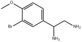 1-(3-BROMO-4-METHOXYPHENYL)ETHANE-1,2-DIAMINE Structure