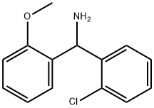 (2-chlorophenyl)(2-methoxyphenyl)methanamine Structure