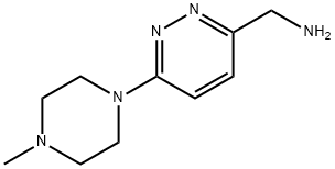 [6-(4-Methyl-piperazin-1-yl)-pyridazin-3-yl]-methylamine Structure