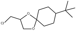 2-Chlormethyl-8-(1,1-dimethylethyl)-1,4-dioxaspiro[4.5]decan Structure