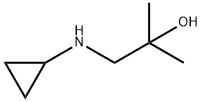 1-(cyclopropylamino)-2-methylpropan-2-ol 구조식 이미지