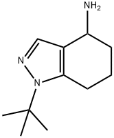 1-tert-butyl-4,5,6,7-tetrahydro-1H-indazol-4-amine Structure