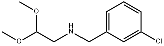 [(3-chlorophenyl)methyl](2,2-dimethoxyethyl)amine Structure