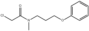 2-chloro-N-methyl-N-(3-phenoxypropyl)acetamide Structure