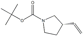 tert-butyl (S)-3-vinylpyrrolidine-1-carboxylate Structure