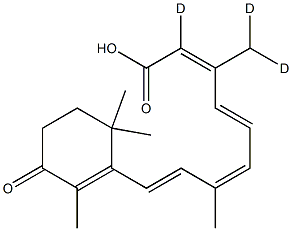 4-Keto 9-cis Retinoic Acid-d3 Structure