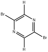 2,5-Dibromopyrazine-d2 구조식 이미지