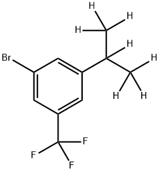 3-Trifluoromethyl-5-(iso-propyl-d7)-bromobenzene Structure