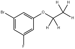 3-Fluoro-5-(ethoxy-d5)-bromobenzene 구조식 이미지