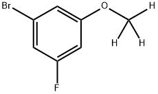 3-Fluoro-5-(methoxy-d3)-bromobenzene Structure