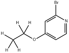 2-Bromo-4-(ethoxy-d5)-pyridine Structure