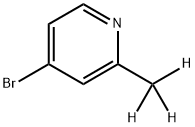 4-Bromo-2-(methyl-d3)-pyridine Structure