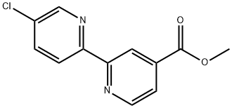 4-Methoxycarbonyl-5'-chloro-2,2'-bipyridine Structure