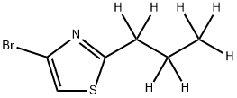 4-Bromo-2-(n-propyl-d7)-thiazole 구조식 이미지