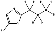 5-Bromo-2-(n-propyl-d7)-thiazole Structure