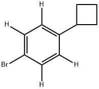 4-Cyclobutylbromo(benzene-d4) Structure