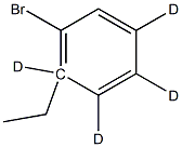 4-Ethylbromo(benzene-d4) 구조식 이미지