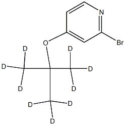 2-Bromo-4-(tert-butoxy-d9)-pyridine Structure
