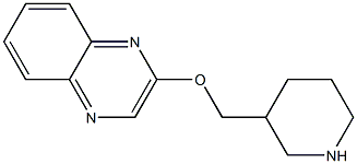 2-(3-Piperidinylmethoxy)quinoxaline Structure