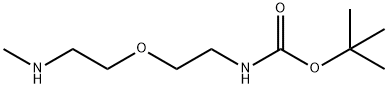 tert-butyl N-{2-[2-(methylamino)ethoxy]ethyl}carbamate Structure